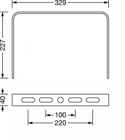 Siteco Tragbügel für HIGHBAY 31-S  LED Hallenleuchte