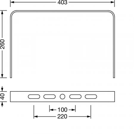 Siteco Tragbügel für HIGHBAY 31-S  LED Hallenleuchte