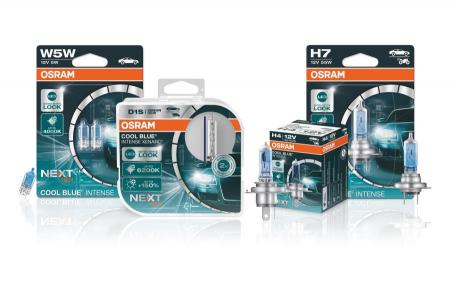 OSRAM P14.5s COOL BLUE INTENSE (NEXT GEN) H1 als Abblendlicht/Fernlicht Halogenlampe - 64150CBN