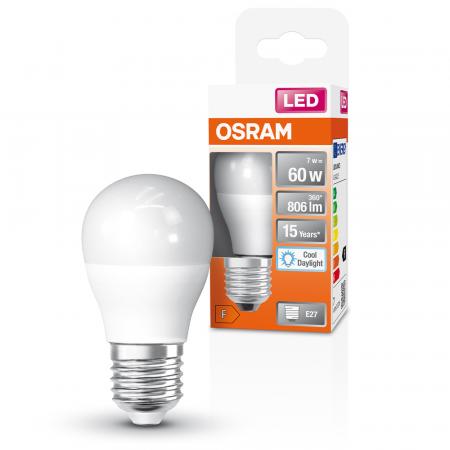 OSRAM E27  LED Lampe Star frosted 7,5W wie 60W 6500K Tageslichtweiß