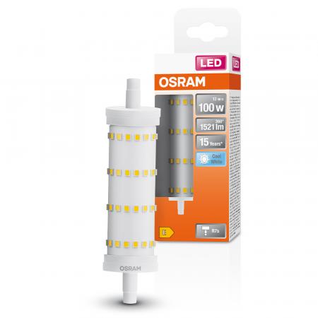 Helle Osram R7s LED 118mm Stablampe 13W wie 100W 4000K neutralweißes Licht