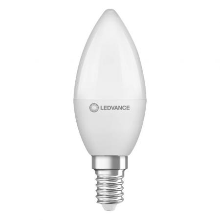 Ledvance E14 LED Kerzenlampe Classic matt 4,9W wie 40W 4000K neutralweißes Licht - Value Class