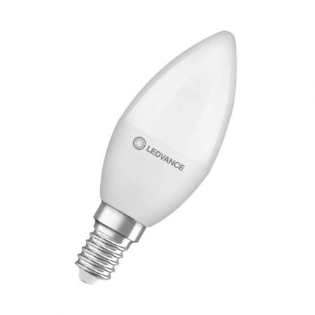 Ledvance E14 LED Kerzenlampe Classic matt 4,9W wie 40W 4000K neutralweißes Licht - Value Class