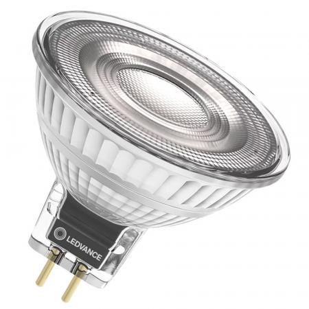 Ledvance GU5.3 MR16 LED Strahler dimmbar 36° 5W wie 35W 3000K warmweißes Licht - 12V Niedervolt hohe Farbwiedergabe 90Ra