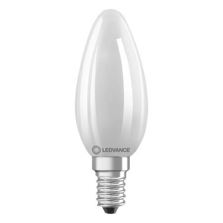 Ledvance E14 LED Kerzen Lampe matt 5,5W wie 60W 2700K warmweißes Licht