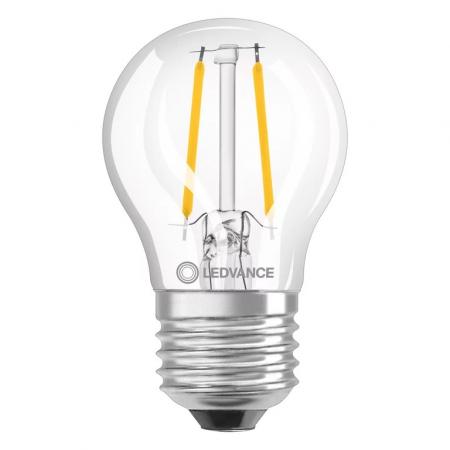 Ledvance E27 CLASSIC Filament LED Tropfen Lampe klar 2,5W wie 25W 2700K warmweiß