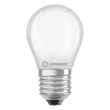 Ledvance E27 CLASSIC Filament LED Tropfen Lampe dimmbar matt 4,8W wie 40W 2700K warmweiß