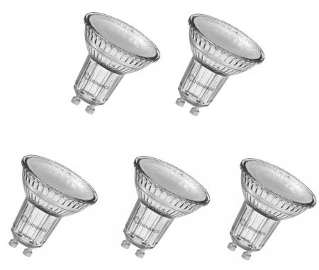 5er Pack Ledvance GU10 PAR16 LED Spot 36° 4,3W wie 50W 4000K universalweißes Licht