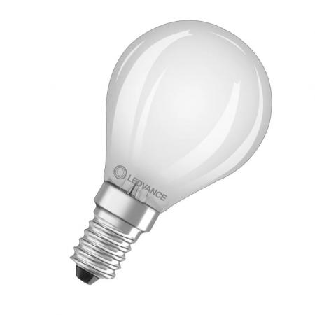Ledvance E14 LED Tropfenlampe Classic matt 4W wie 40W 2700K warmweißes Licht