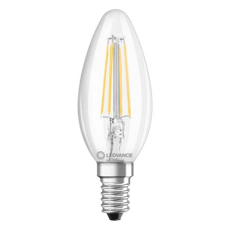 Ledvance E14 LED Kerzenlampe CLASSIC 4 W wie 40W 2700 K warmweißes Licht