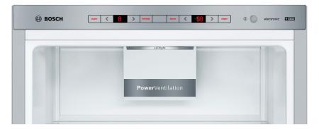 BOSCH Freistehende Kühl-Gefrier-Kombination mit Gefrierbereich unten Serie 6, 201 x 60 cm, inox-antifingerprint KGE398IBP