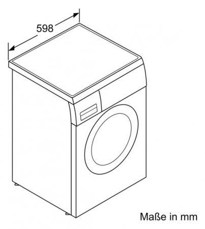 BOSCH Waschmaschine 9kg Frontlader WUU28T41 weiß unterbaufähig 1400U Aqua Stop - Energieklasse A