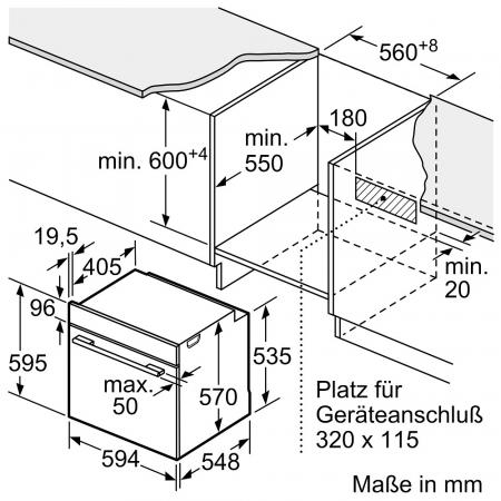 Set BOSCH Einbau-Backofen HEA578BS1+ Induktionskochfeld NXX675CB5E 60 x 60 cm Edelstahl