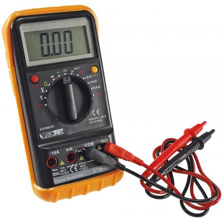ChiliTec Digital-Multimeter "CTM-43 big" Volt, Amp., Ohm, autom. Messbereichswahl