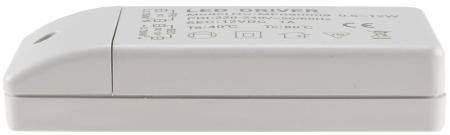 ChiliTec LED-Trafo "CT-12E-V2", 0,5-12W eckig Ein 220-240V, Aus 12V= Konstantspannung