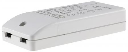 ChiliTec LED-Trafo "CT-12E-V2", 0,5-12W eckig Ein 220-240V, Aus 12V= Konstantspannung
