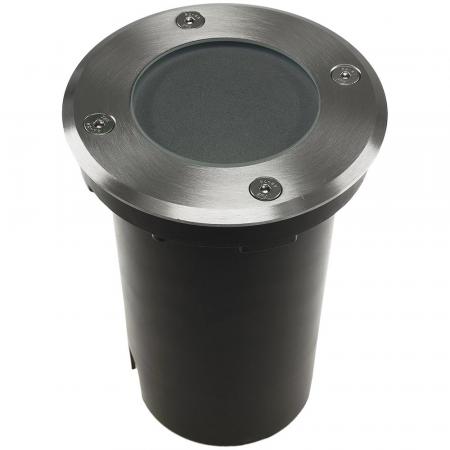 ChiliTec Bodenleuchte "BEL Uni R" ØxT 11x14cm, IP65, GU10 Fassung, rund