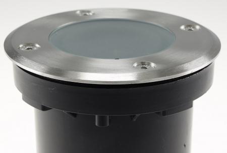 ChiliTec Bodenleuchte "BEL Uni R" ØxT 11x14cm, IP65, GU10 Fassung, rund