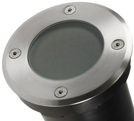 ChiliTec Bodenleuchte "BEL Uni R" ØxT 11x14cm, IP65, GU10 Fassung, rund
