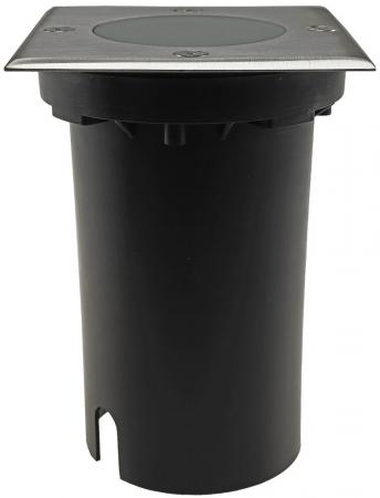 ChiliTec Bodenleuchte "BEL Uni Q" 10x10x14cm, IP65, GU10 Fassung, 4eckig