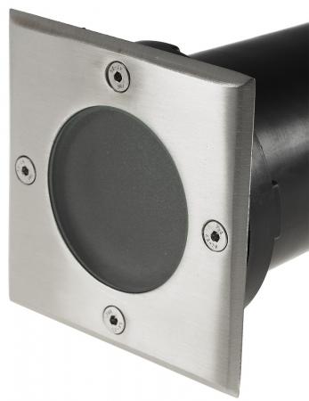 ChiliTec Bodenleuchte "BEL Uni Q" 10x10x14cm, IP65, GU10 Fassung, 4eckig