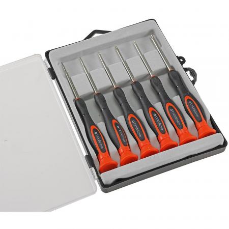 ChiliTec Feinmechaniker-Schraubendrehersatz 6x Torx-Schraubendreher