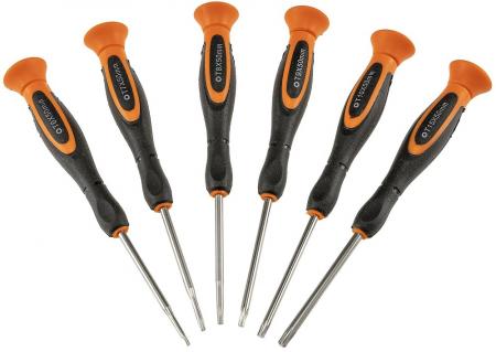 ChiliTec Feinmechaniker-Schraubendrehersatz 6x Torx-Schraubendreher