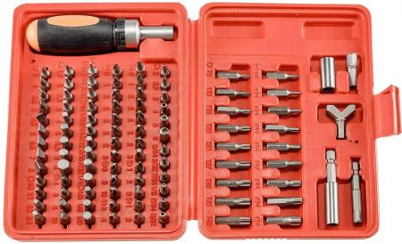 ChiliTec Bitsatz "Multi Box 101" 100 Bits und Ratschen-Schraubendreher