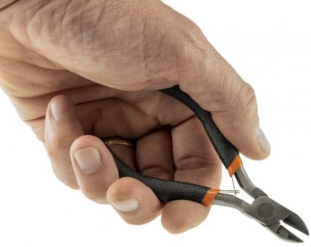 ChiliTec Elektroniker Zangen-Set "MiniGrip" 5-tlg 12cm, isolierte Griffe, federöffnend