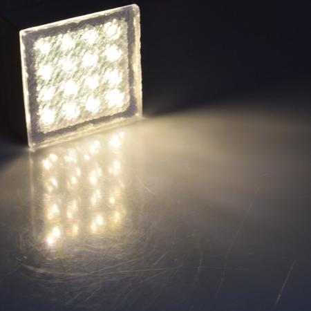 ChiliTec LED Pflasterstein "BRIKX 10" warmweiß 10x10x7cm, 120lm, IP67, 230V