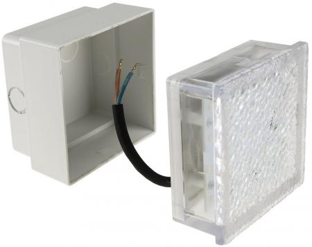 ChiliTec LED Pflasterstein "BRIKX 10" warmweiß 10x10x7cm, 120lm, IP67, 230V