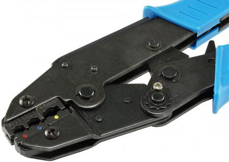 ChiliTec Crimpzange für isolierte Kabelschuhe von 0,5-6mm²