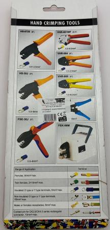 ChiliTec Crimpzange für isolierte Kabelschuhe von 0,5-6mm²
