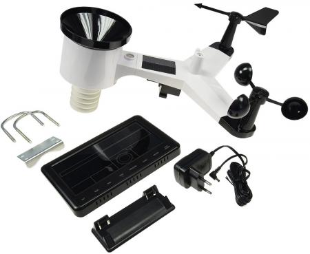 ChiliTec Digitale Funk-Wetterstation "CTW-902 Wi" Luftfeuchte, Wind & Regen, WiFi