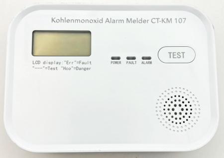 ChiliTec Kohlenmonoxid Melder "CT-KM 107" EN 50291 zertifiziert