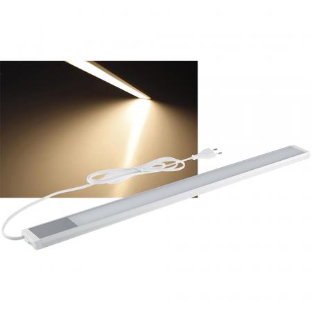 60cm ChiliTec LED Unterbauleuchte "Comprido 600" 230V, 10W, 1280lm, 3000K warmweiß