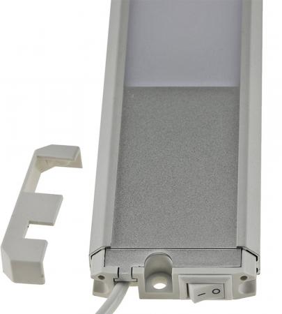 60cm ChiliTec LED Unterbauleuchte "Comprido 600" 230V, 10W, 1280lm, 3000K warmweiß
