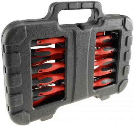 ChiliTec Schraubendreher Set 58-teilig mit Koffer 18 Schraubendreher, 40 Bits