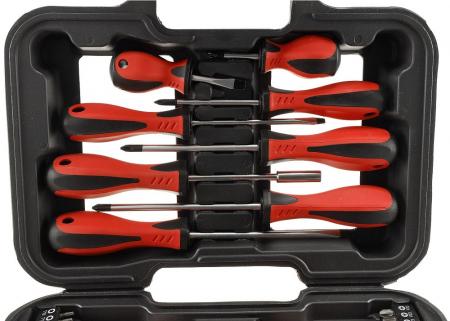 ChiliTec Schraubendreher Set 58-teilig mit Koffer 18 Schraubendreher, 40 Bits