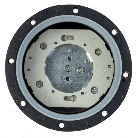 ChiliTec Bodenleuchte "BEL GX53 XXL " Rund ØxT 14x7cm, IP65, Extra breiter Rahmen