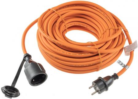 ChiliTec Verlängerungskabel 25m, IP44, Orange H07RN-F 3G1,5 , Stecker / Kupplung