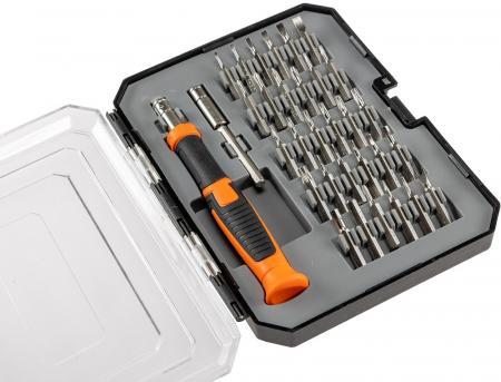 ChiliTec Präzisions-Schraubendreher Bit-Set 30 Bits, Schraubendreher-Griff, Verlänge