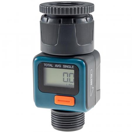 ChiliTec Digitaler Wasserzähler "CT-WZ4" mit Adapter 1" & 3/4", IPx6