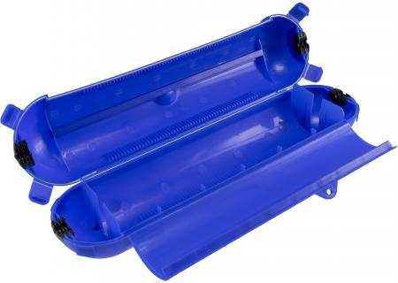 ChiliTec Kabelschutzbox für Aussen IP44 XL für CEE, LxØ 365x90mm, Blau