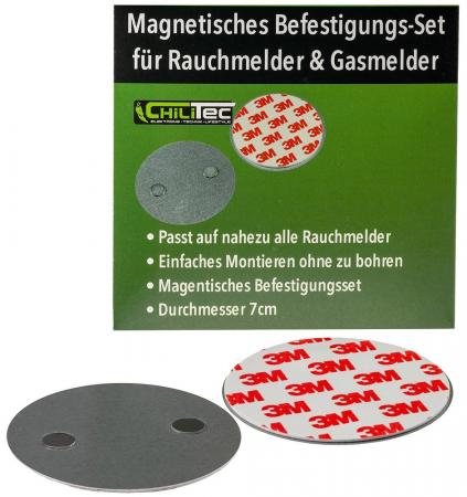 ChiliTec Magnetisches Befestigungs-Set für Rauchmelder & Gasmelder