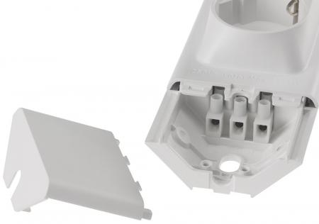 60cm ChiliTec LED Unterbauleuchte "Arusha", weiß USB A+C PD, Licht neutralweiß