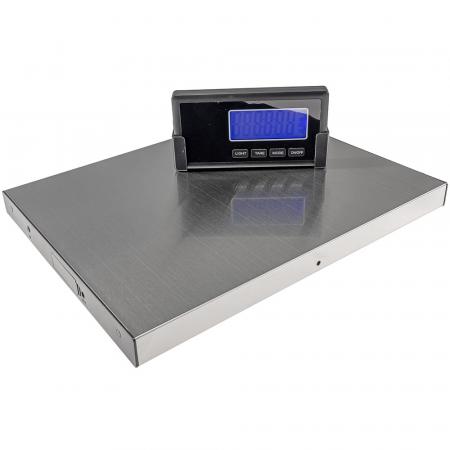 ChiliTec Paketwaage / Versandwaage "CT PW-100rf" 0,1-100kg, ±10g,38x30cm Edelstahl Platte