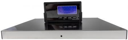 ChiliTec Paketwaage / Versandwaage "CT PW-100rf" 0,1-100kg, ±10g,38x30cm Edelstahl Platte