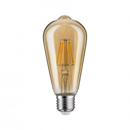 Paulmann 5066 Bundle 2xLED Lampen E27 6,5W wie 50W gold 2500K extra warmweißes Licht