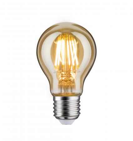 Paulmann 5074 Bundle 3xLED Filament Lampen E27 6,5W wie 50W gold 2500K extra warmweißes Licht
